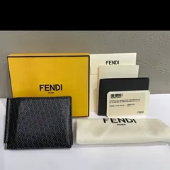 6月限定価格】 FENDI 札入れ 財布 マネークリップ フェンディ 総柄-