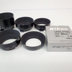 ニコン Nikon 純正 NIKKOR レンズフード メタルフード 6種セット ...