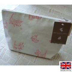 コスメポーチ　化粧ポーチ　小物入れ　トラベルポーチ Cosmetic Bag アメニティポーチ Hot Paws ＆ Trogg (Paw-13) Made in UK イギリス直輸入