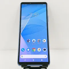 Xperia 10 III SOG04 au ブルー 送料無料 本体 c10776