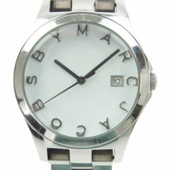 MARC BY MARC JACOBS マークバイマークジェイコブス MBM3036 クォーツ シルバー ウォッチ 腕時計【中古】