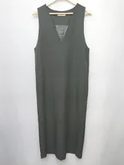 ◇ Θ Discoat ディスコート ノースリーブ ロング丈 ワンピース サイズF ブラック レディース P  【1410230018895】