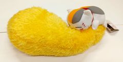 夏目友人帳 ほっこりにゃんこ先生 ぬいぐるみ　ニャンコ先生エビフライ大好き