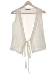 【イッセイミヤケ】ISSEYMIYAKE　ロングベスト／ジレ　アーカイブ　Ｌ