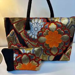帯リメイク✴︎ポーチ5個✴︎714 帯リメイク✴︎ポーチ5個✴︎714 帯地ポーチ（Dカンなし） | 和布と