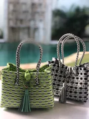 プラカゴバックのミニトート　Sサイズのパサールバック　プレゼント用にピッタリ