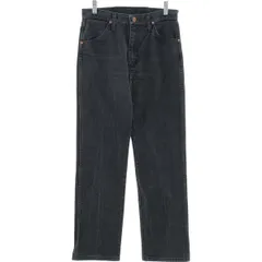 古着 80~90年代 ラングラー Wrangler ブラックデニム ストレートデニムパンツ メンズw29相当 ヴィンテージ/eaa417267