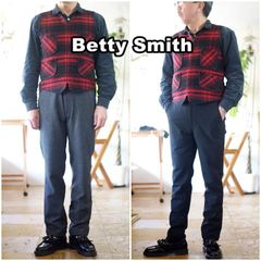 Betty Smith(ベティスミス) メンズ　イージートラウザーパンツ　519C　テーパードパンツ イージーパンツ