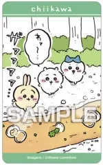 【中古】食玩 ステッカー・シール ちいかわ＆うさぎ＆ハチワレ(森) 「ちいかわ デコステッカー2ガムつき」