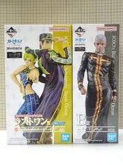 ジョジョの奇妙な冒険 ストーンオーシャン 一番くじ ラストワン賞 空条徐倫&空条承太郎 B賞 エンリコ 2点 セット 未開封品