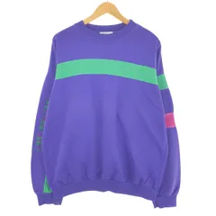 古着 80年代 アディダス adidas 袖プリント プリントスウェットシャツ トレーナー メンズXL ヴィンテージ/eaa411947