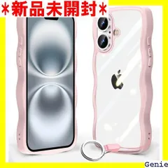 iPhone 16 用 ケース クリア アイフォン 16 用 カバー 人気 iPhone16 用 スマホケース 薄型 軽量 透明 TPU ストラップホール付き QIワイヤレス充電対応 ピンク 35