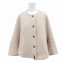 クロエ CHLOE 2018 ノーカラーコート ジャケット ウール 34 XS ピンク /HD 0911 IBO55のサムネイル