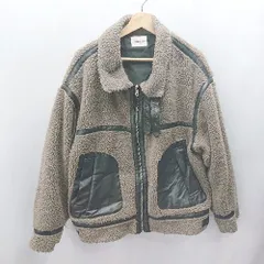 ■ EMMA CLOTHES エマ クローズ ボア カジュアル 秋 冬 長袖 ジャケット サイズF ブラウン系 レディース E  【1406180096823】