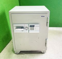 【福山通運の営業所渡し】エーコー金庫　700EKG 耐火金庫　W590×D601×H776(mm)　 重量155Kg ■A-989