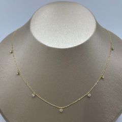 新品　K18YG 　ネックレス　ダイヤモンド0.5ct　超人気　オシャレ【N4552307010002】