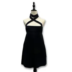 Christian Dior ブラックミニワンピース　2023 DIOR SHORT FLARED DRESS ミニワンピース - メルカリ