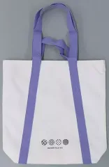 【中古】雑貨 ロゴ(ホワイト×パープル) トートバッグ Demon Slayer 「鬼滅の刃×GU」