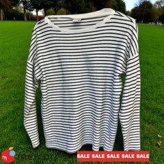 【URBAN RESEARCH DOORS】 ボーダー カットソー 長袖 コットン100% ワンサイズ