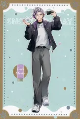 【中古】ポストカード 不破湊 箔押しポストカード 「バーチャルYouTuber にじさんじ × まねきねこ Snow holiday」 スペシャルドリンク注文特典