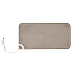 Mofua 電気ホットマット 80×40cm 一人用 足元マット 電気座布団 足元暖房 グレイジュ MFM801H-H
