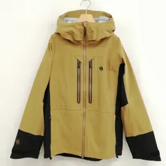 マウンテンハードウェア MOUNTAIN HARD WEAR OE4909 スノーストーム ジャケット マウンテンパーカー 美品 S ベージュ ブラック