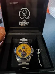 2002 FIFAワールドカップ クロノグラフ時計 CREDOR 2002 FIFAワールドカップ記念 クロノグラフ腕時計 - メルカリ