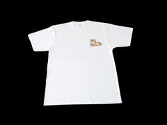 オリジナルデザインうまイラストワンポイント/ホワイトTシャツ/Printstar5.6オンスヘビーウェイトTシャツ