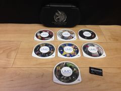 [ワールドサッカー ウイニングイレブン10][喧嘩番長5 漢の法則][METAL GEAR SOLID PORTABLE OPS]等 ケース,メモリースティック付 PSP プレステ mEE280 ● ★