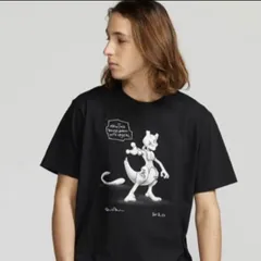 横浜ポケモンチャンピオンシップ　新品入手困難品　黒ユニクロ ダニエルアーシャム　ポケモンUT ミュウツー(XL)