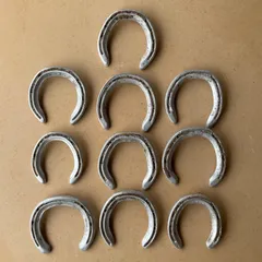 50個セット / 100個セット アルミ製 蹄鉄 ホースシュー