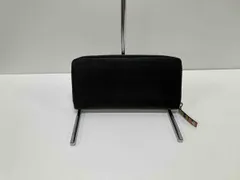 PAUL SMITH ポール・スミス 長財布 ラウンドファスナー レザー ジップ マルチストライプ  ブラック