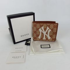 GUCCI グッチ × ニューヨーク・ヤンキース コラボ 二つ折り財布