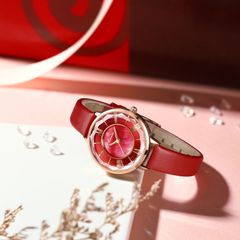 Kimio AF-Z1004 Classic(Red)　腕時計　レディース