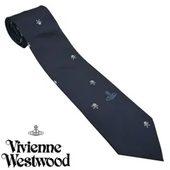 Vivienne Westwood ヴィヴィアン・ウエストウッド ネクタイ ドット柄 ブラック系 イタリー製 シルク100％ AW24 81050004-W0107-