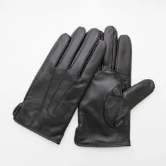 ☆ ブラック ☆ MEN レザーグローブ タッチパネル対応 クロダ 手袋 メンズ 革手袋 グローブ メンズ手袋 手ぶくろ メンズ手袋スマホ対応 メンズてぶくろ スマホ 対応 スマートフォン対応 タッチパネル対応 紳士手袋 おしゃれ 暖かい 防寒 通勤 通学
