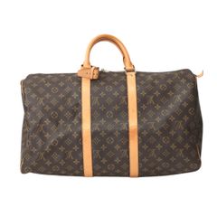 ルイヴィトン M41426 モノグラム 廃盤品 旅行かばん キーポル50 ボストンバッグ LOUIS VUITTON ブラウン