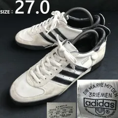 adidas CHILE62スニーカー☆ adidas 茶 アンティークレザー×シルバーライン スニーカー
