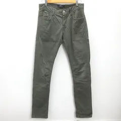 H■トルコ製■ザラマン/ZARA MAN スキニーパンツ コットンパンツ【31】カーキ/MENS■58【中古】