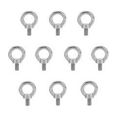 【在庫処分】10個セット ボルト ステンレス製 ボルトセット m6 吊り下げ 補強 アイボルト 補助 金具 YFFSFDC 家具