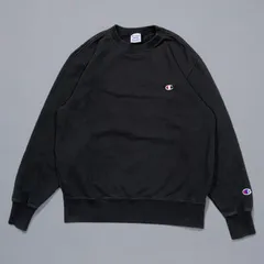 CHAMPION チャンピオン スウェット シャツ ブラック M ワンポイント KT60-D17-KG