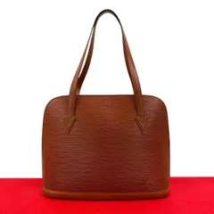 Louis Vuitton 　エピ　リュサック　赤　美品 ルイヴィトン エピ リュサック ワンショルダーバッグ