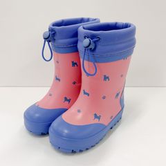 【新品】防寒　冬用　ウレタン　レイン　キッズ　子供　RK1041　ピンク/サックス