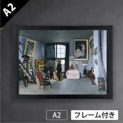 フレデリック・バジール、バジールのアトリエ、希少な額装用画集より バジールのアトリエ バジール