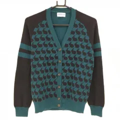 美品✨LEONARD レオナール 総柄カーディガン 茶×アイボリー L 日本製 LEONARD レオナール 総柄 チュニック カーディガン sizeM/ブラウン