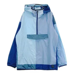 サイズ：O ADIDAS GOLF アディダスゴルフ FK1098 ハーフジップ フード付き ブルゾン  ブルー系 [240101365354] ゴルフウェア メンズ ストスト