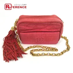 シャネル マトラッセ キルティング フリンジ タッセル ショルダーバッグ