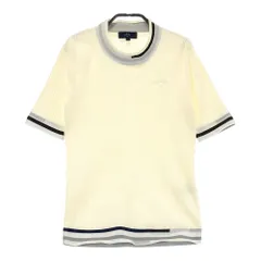 サイズ：L CALLAWAY キャロウェイ 2024年モデル ハイネック 半袖ニットセーター  ベージュ系 [240101337743] ゴルフウェア レディース ストスト