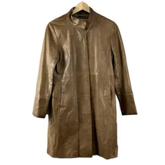 DES PRES(デプレ) コート サイズ1 S レディース - ライトブラウン 長袖/秋/冬