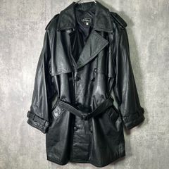 極美品 Licoriceリコリス レザーコート トレンチ ダブルブレスト 羊革 極美品 Licoriceリコリス レザーコート トレンチ ダブルブレスト 羊革